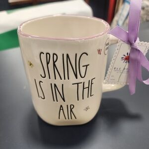 Rae Dunn Cream Mug with Bunnies